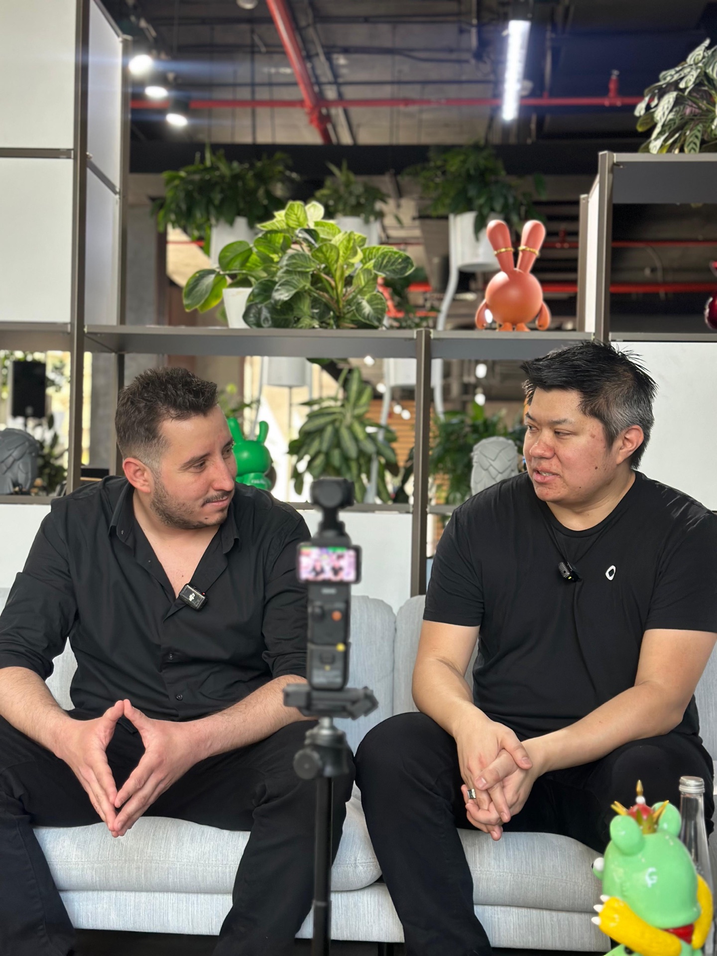 Podcasting with Keone Hon from Monad at Token2049 Dubai 2025
